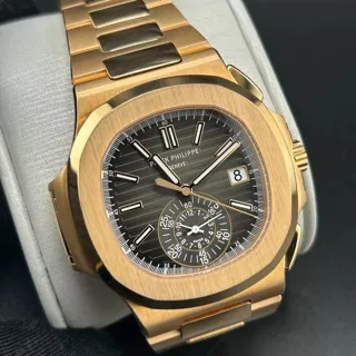 Patek Philippe Nautilus 5980/1R-001 Rose gold Black