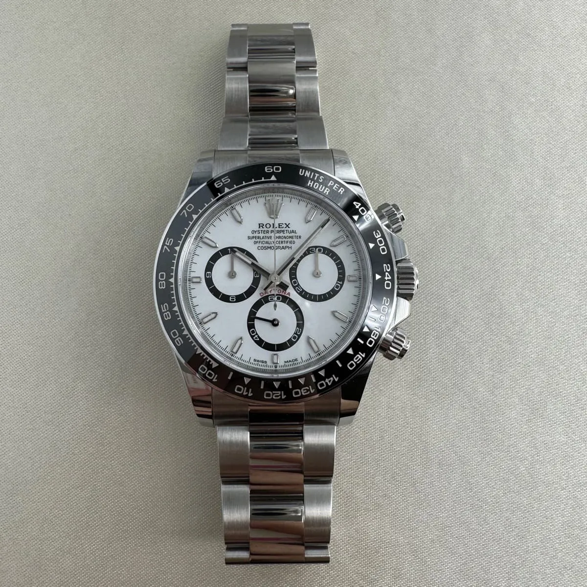 Rolex Daytona 126500LN-0001 40mm Oystersteel White