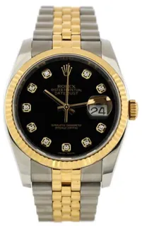 Rolex Datejust 36 116233 Stainless steel Black