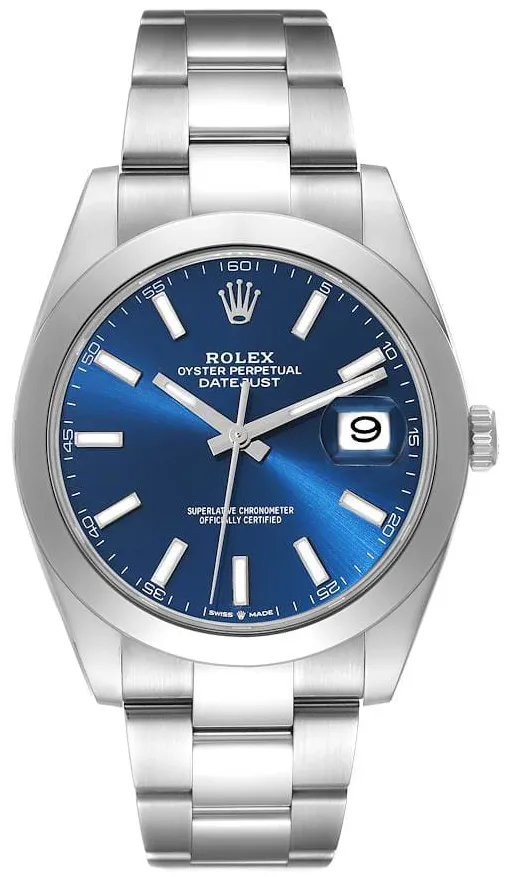 Rolex Datejust 41 126300-0001 41mm Oystersteel Blue