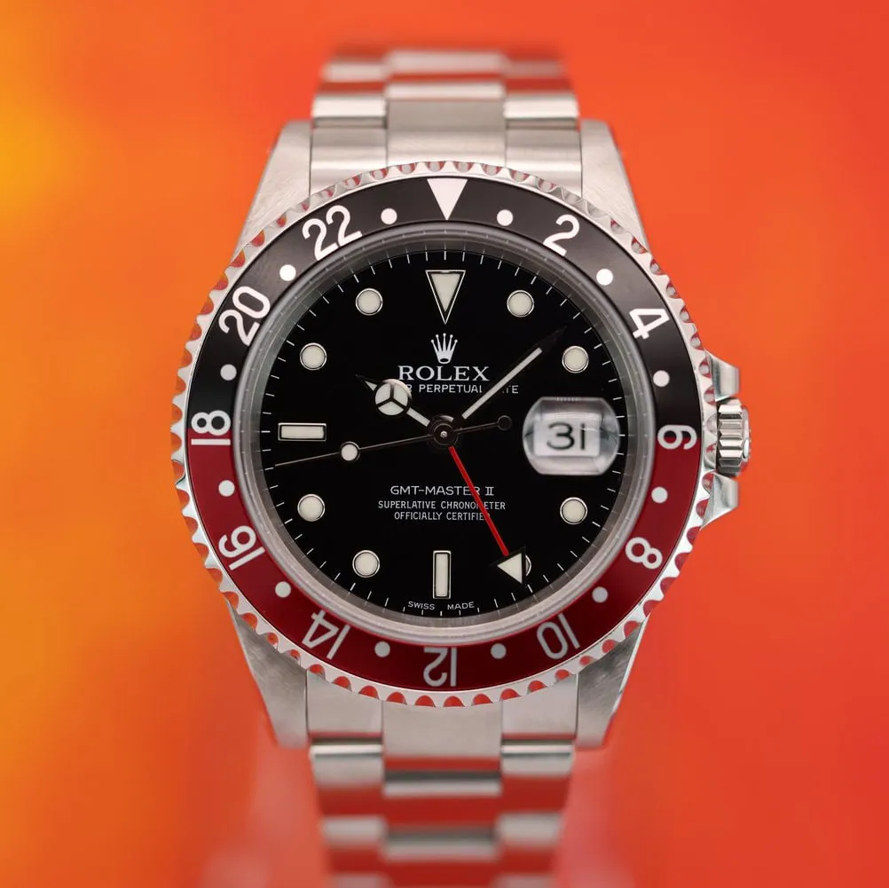 Rolex GMT-Master II 16710 40mm Stainless steel Black