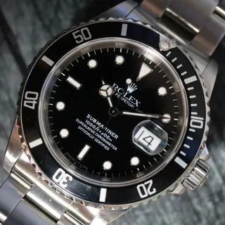 Rolex Submariner 16610 Stainless steel Black