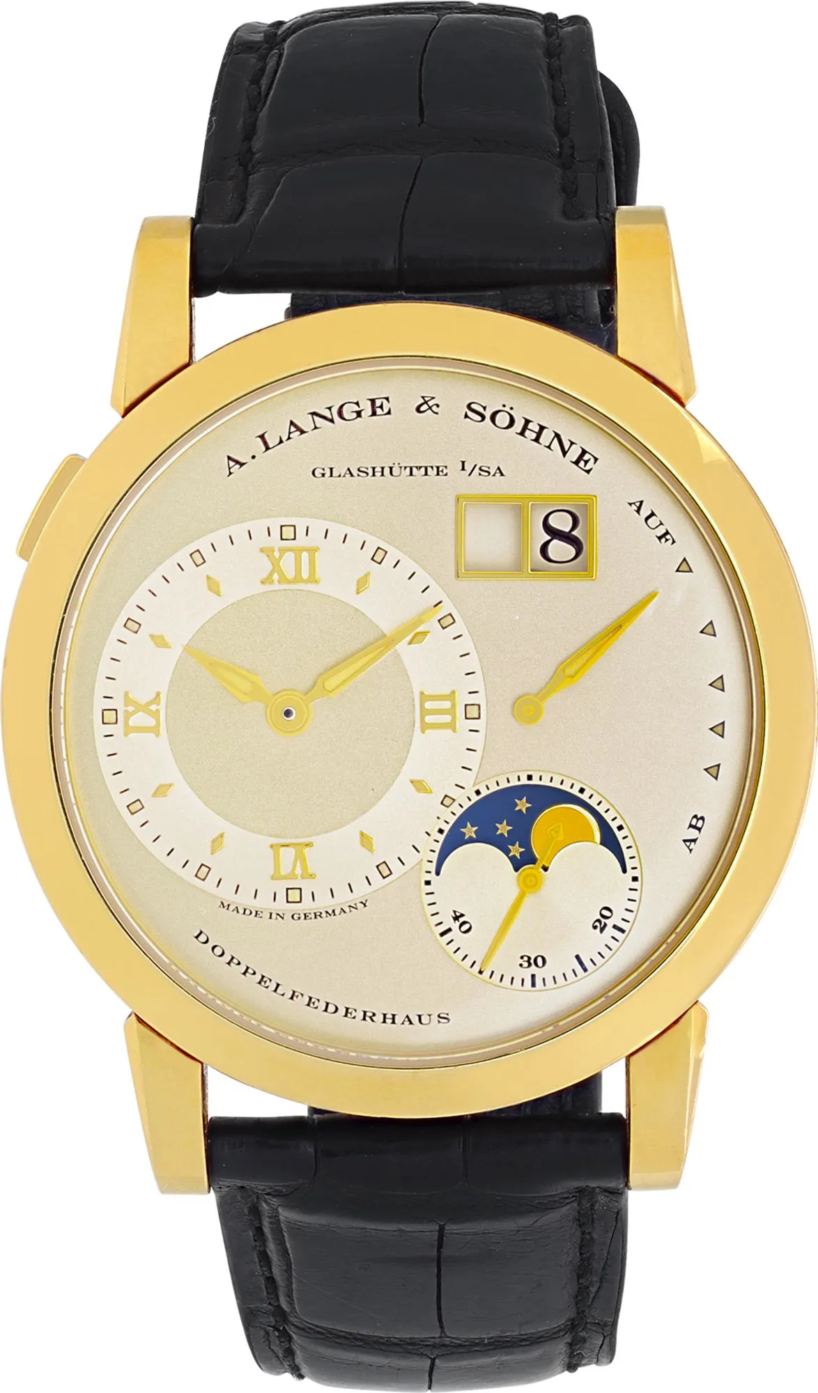 A. Lange & Söhne Lange 1 109.021 38mm Yellow gold and 18k yellow gold Silver