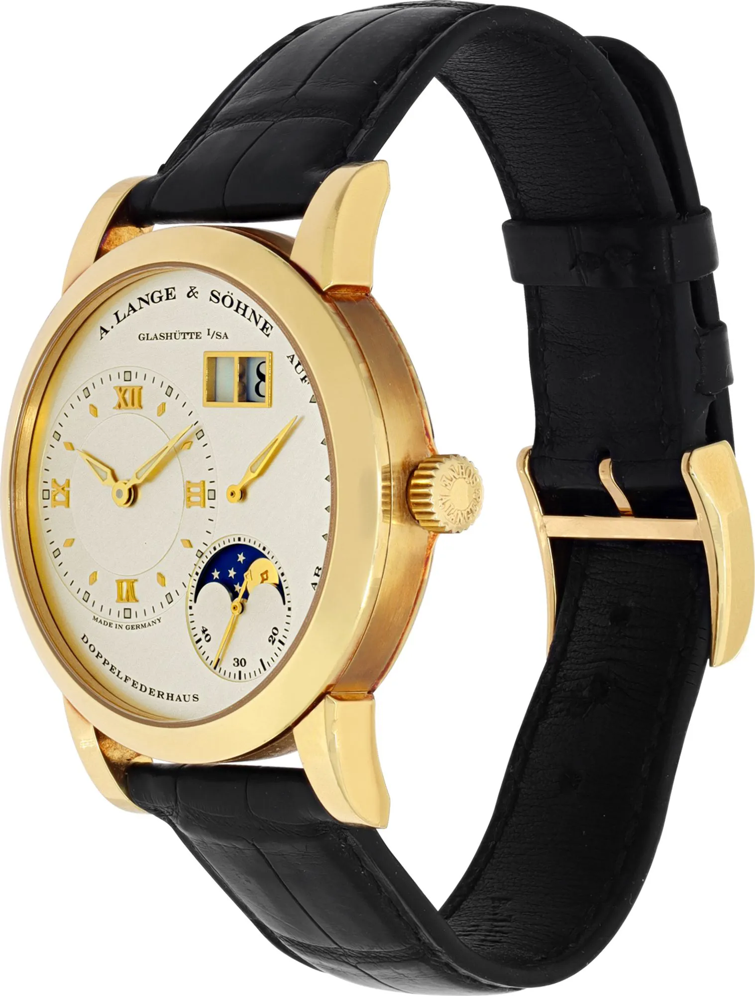 A. Lange & Söhne Lange 1 109.021 38mm Yellow gold and 18k yellow gold Silver 1