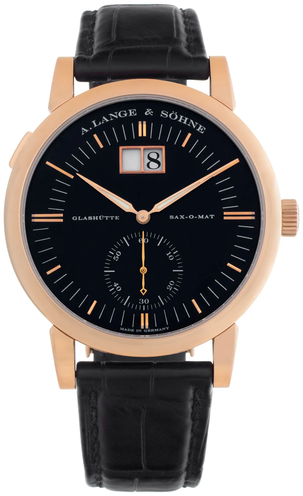 A. Lange & Söhne Langematik 309.031 40mm Rose gold Black