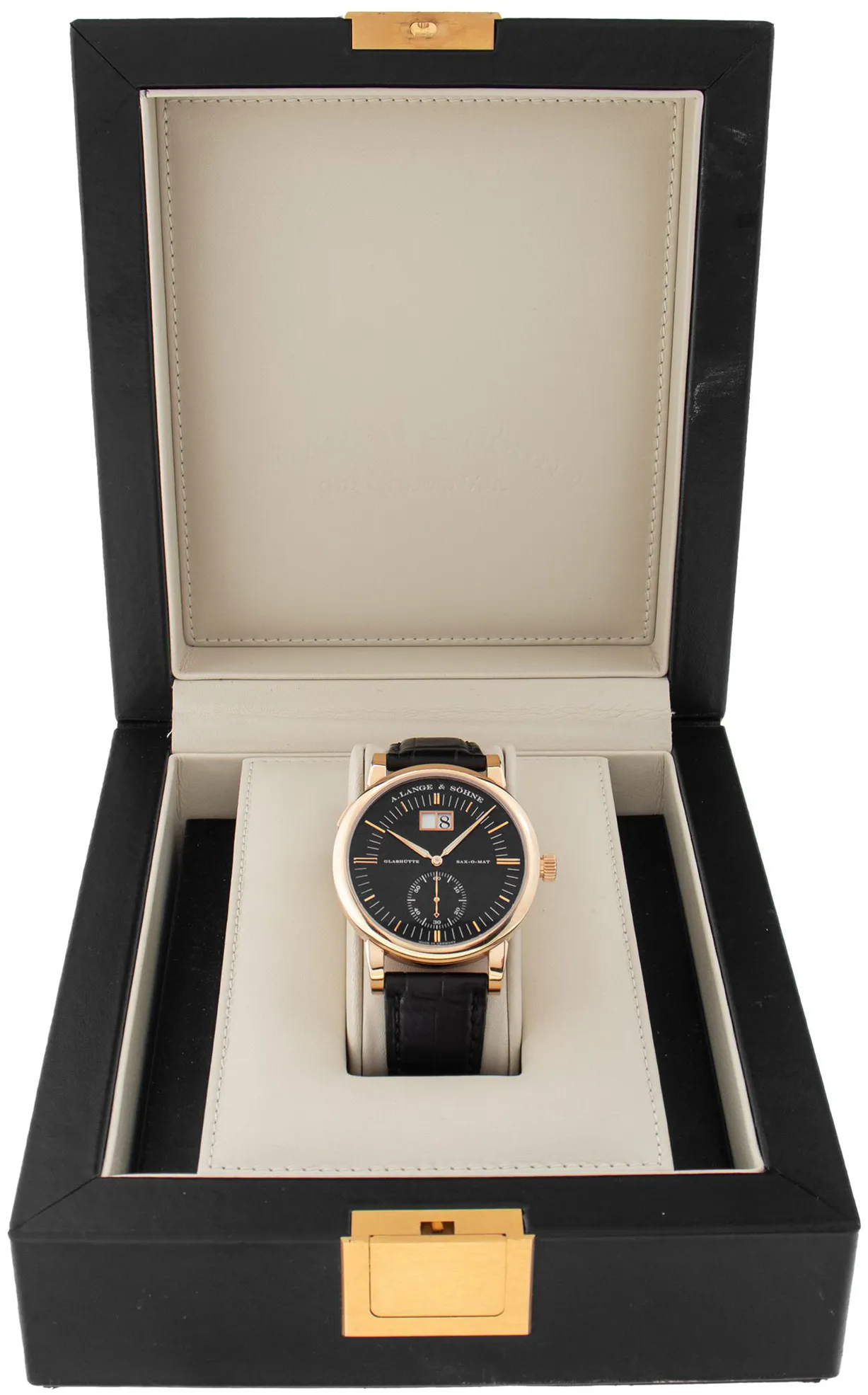 A. Lange & Söhne Langematik 309.031 40mm Rose gold Black 4