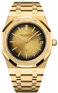 Audemars Piguet Royal Oak 16202BA.OO.1240BA.02 Yellow gold Champagne