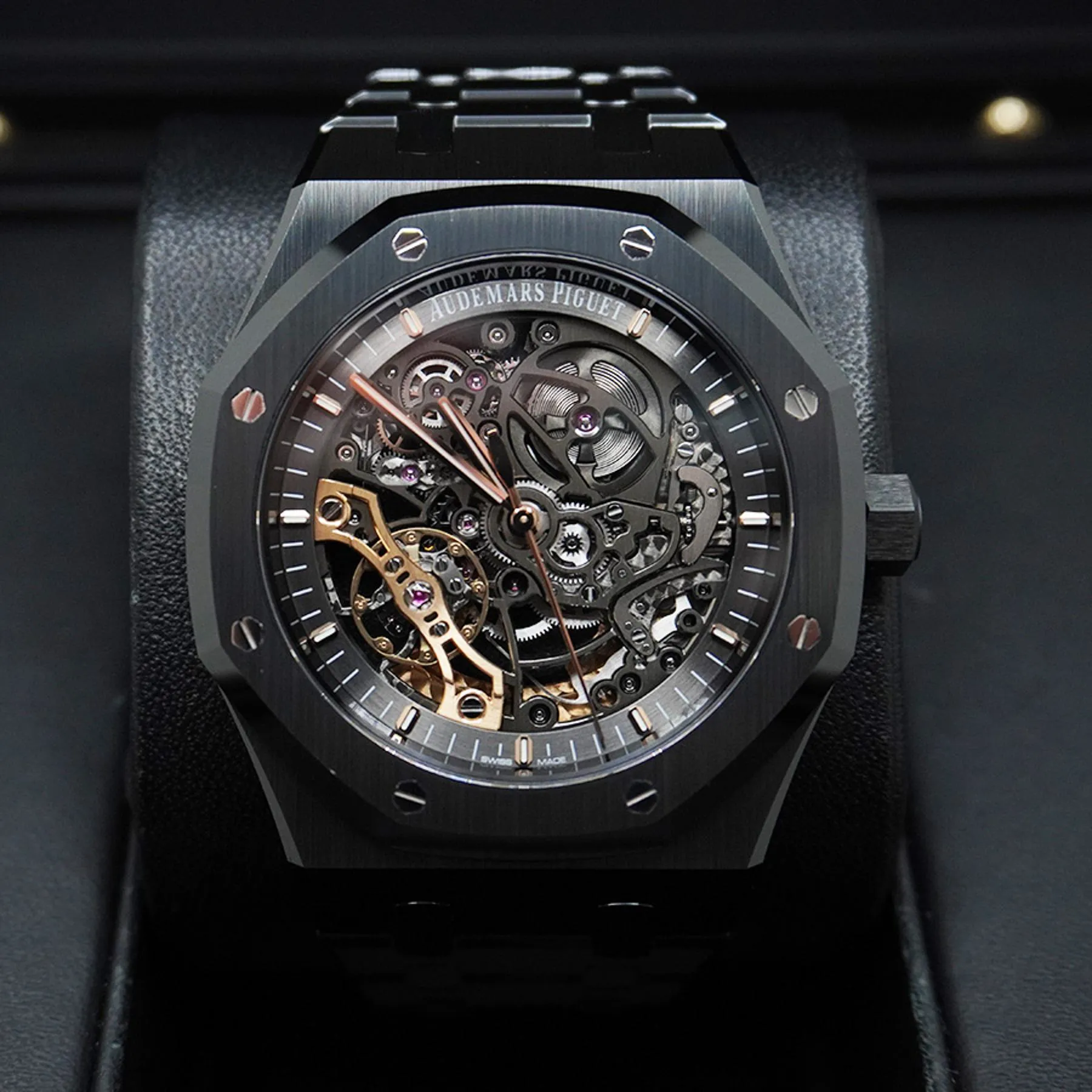 Audemars Piguet Royal Oak 15416CE.OO.1225CE.01 41mm Black ceramic Skeletonized