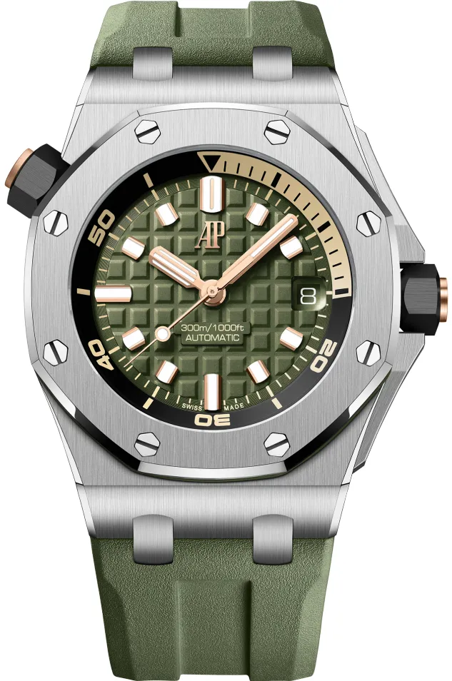 Audemars Piguet Royal Oak Offshore Diver 15720ST.OO.A052CA.01 42mm Stainless steel Green