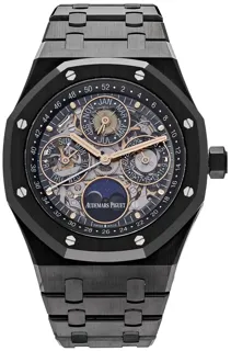 Audemars Piguet Royal Oak Perpetual Calendar 26585CE.OO.1225CE.01 Black ceramic Skeletonized