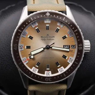 Blancpain Fifty Fathoms Bathyscaphe 5052-1146-E52A Stainless steel Beige