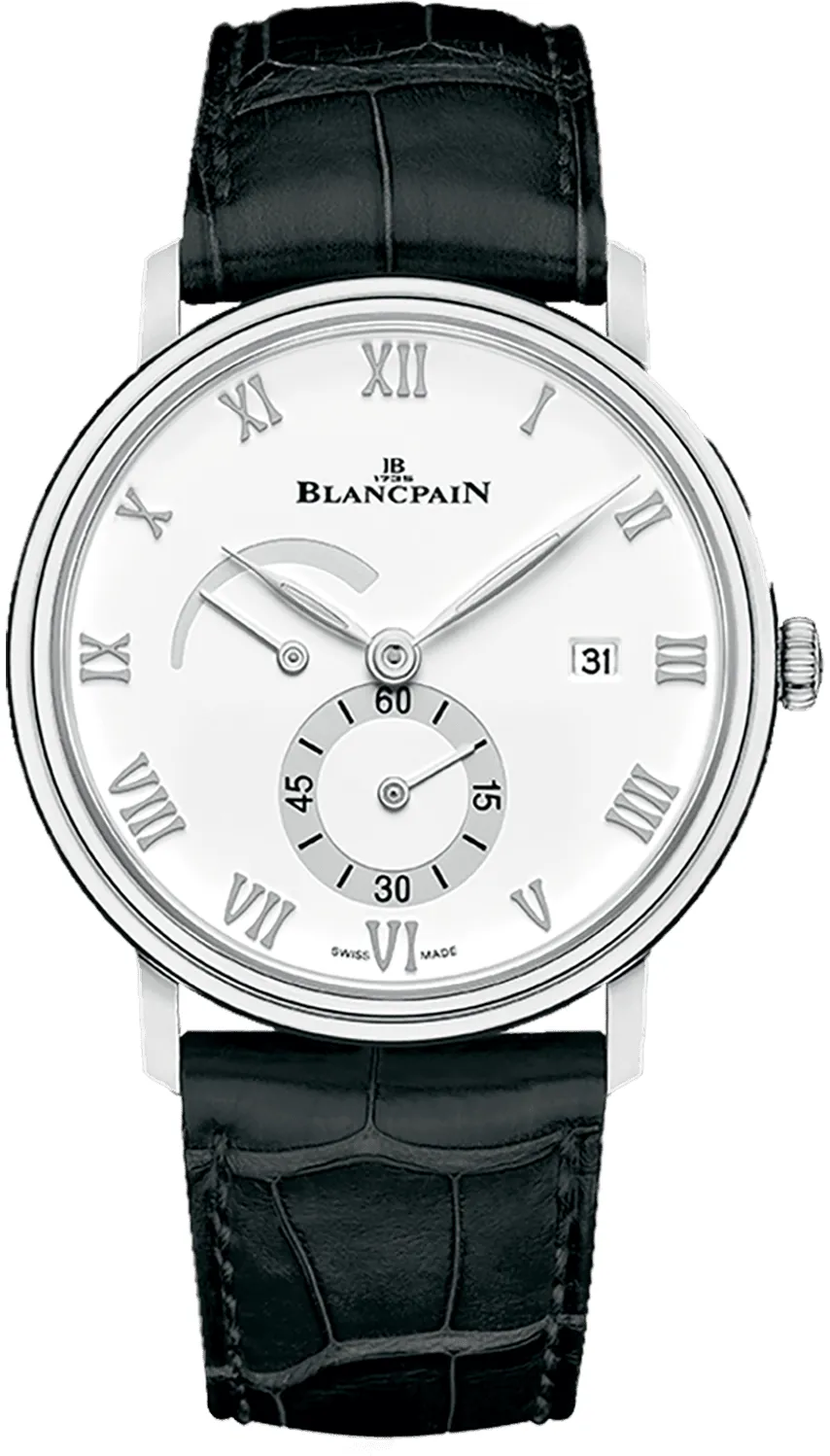 Blancpain Villeret 6606A-1127-55B 40mm Stainless steel White