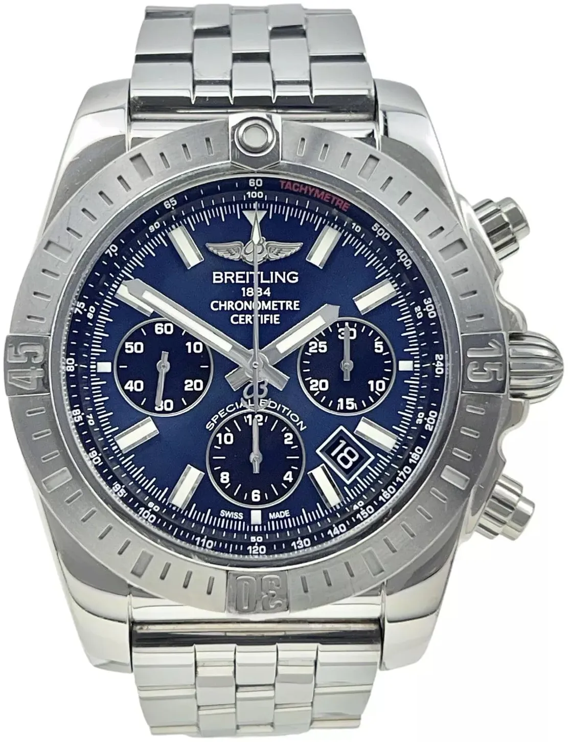 Breitling Chronomat 44 Airborne AB0115 44mm Stainless steel Blue