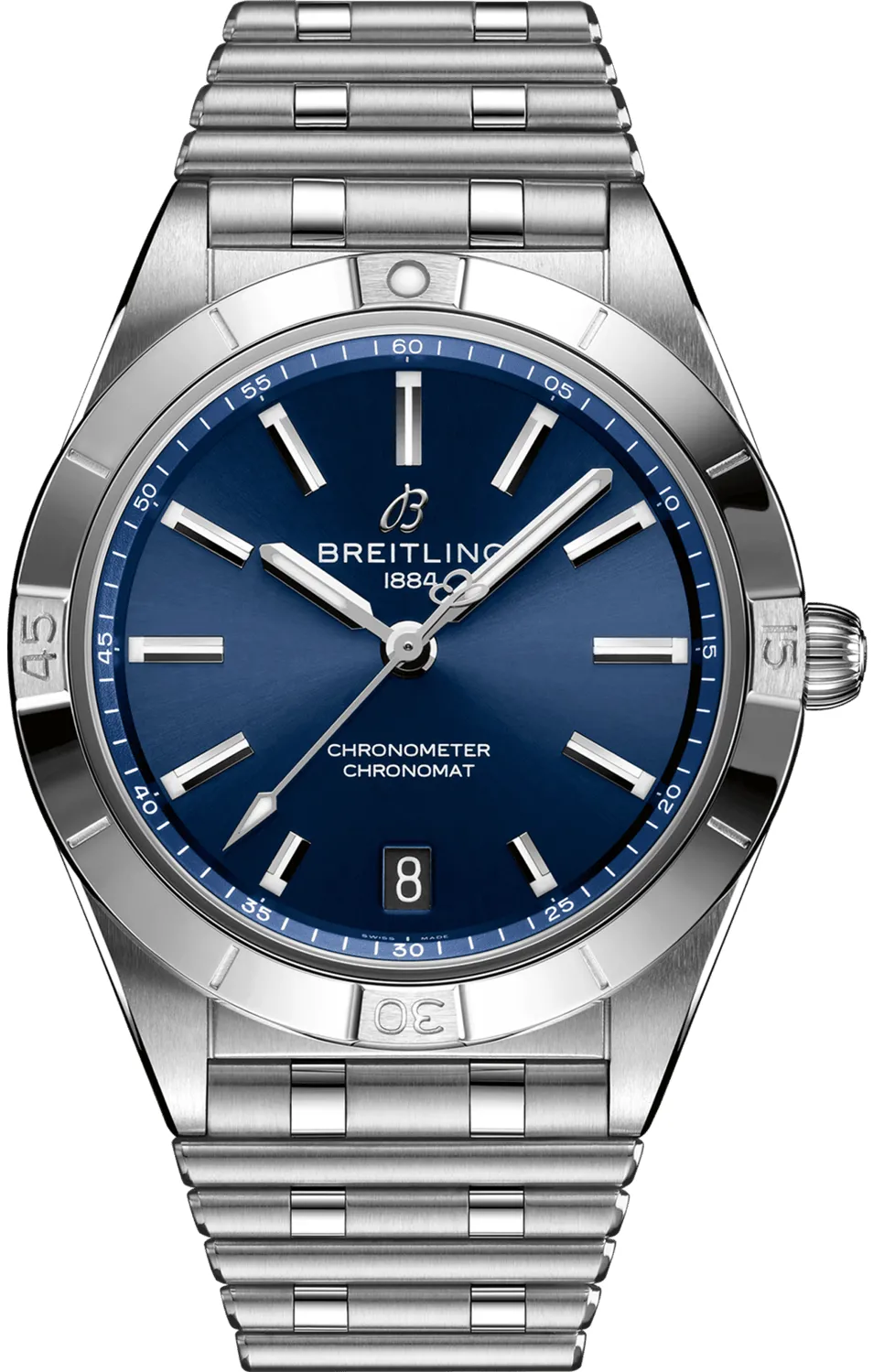 Breitling Chronomat A10380101C1A1 36mm Stainless steel Blue