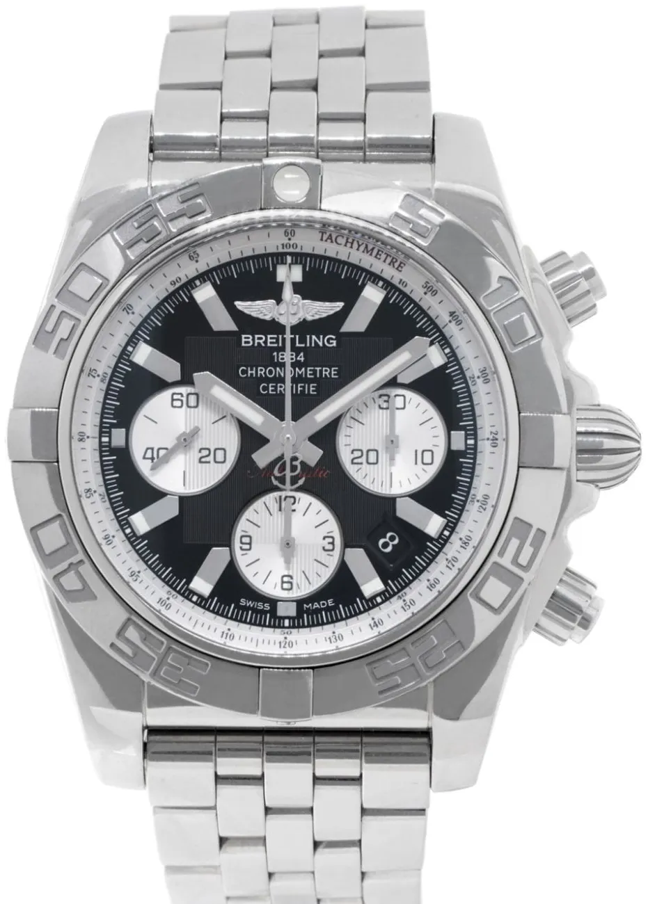 Breitling Chronomat AB0110 44mm Stainless steel Black