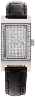 Bulgari Rettangolo RT W39 G 18k white gold Silver