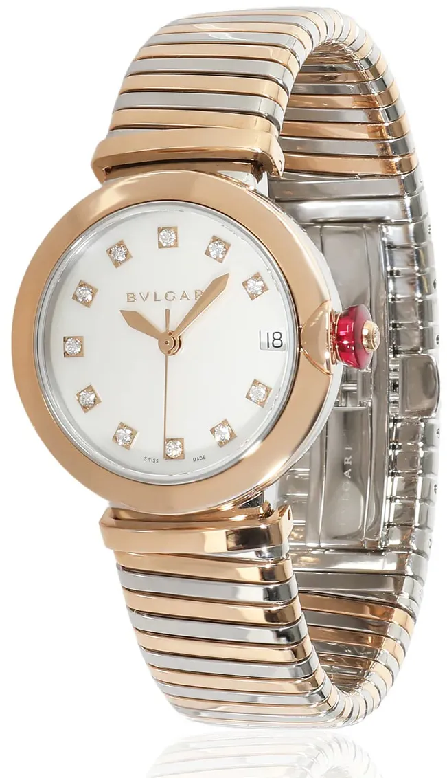 Bulgari LVCEA 102954 33mm Rose gold Mother-of-pearl