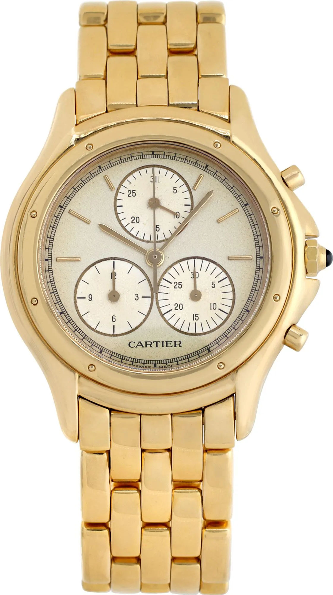 Cartier Cougar 1162 1 33mm 18k Gold