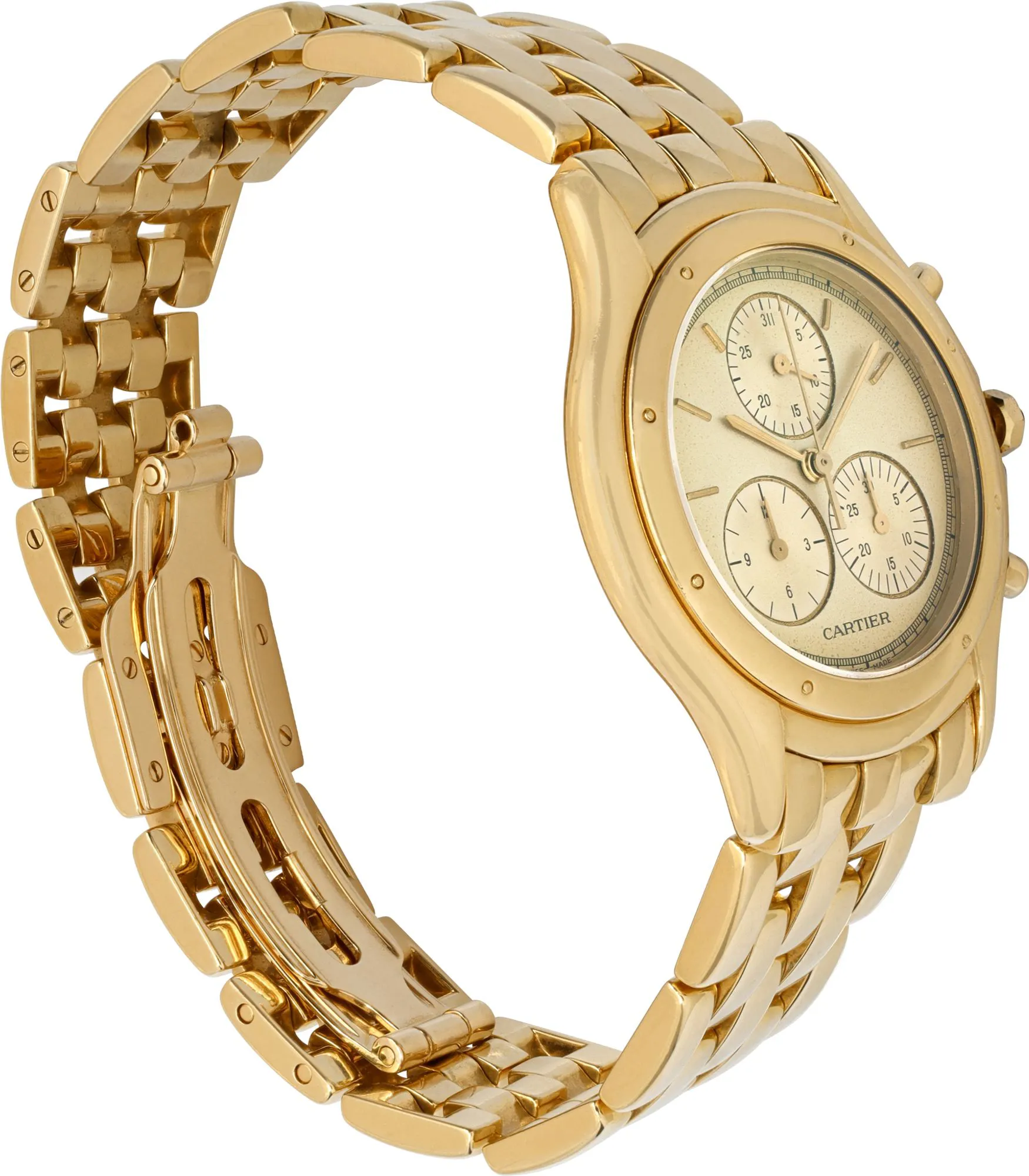 Cartier Cougar 1162 1 33mm 18k Gold 2