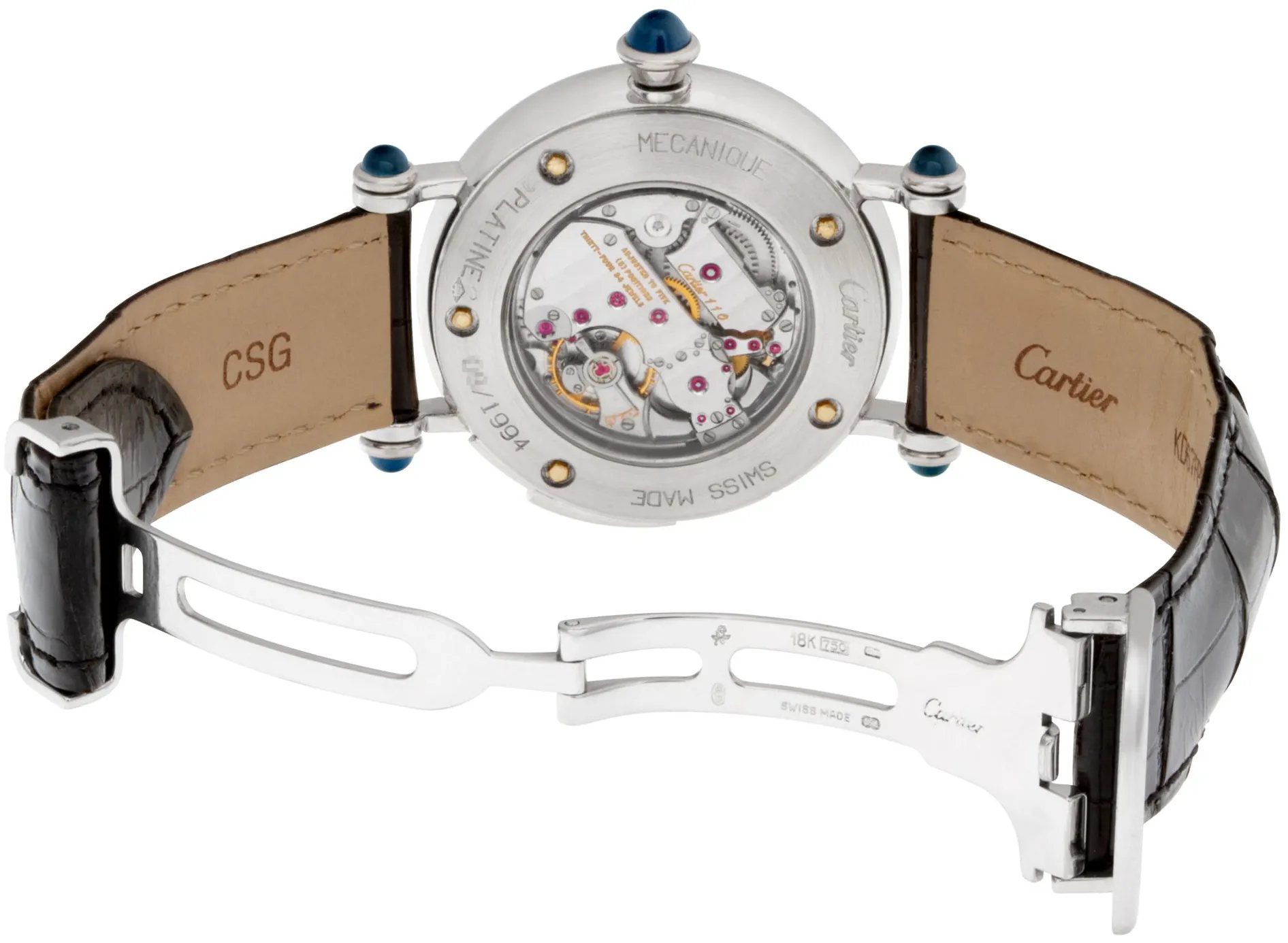 Cartier Diabolo 1462 37mm Platinum Cream 3