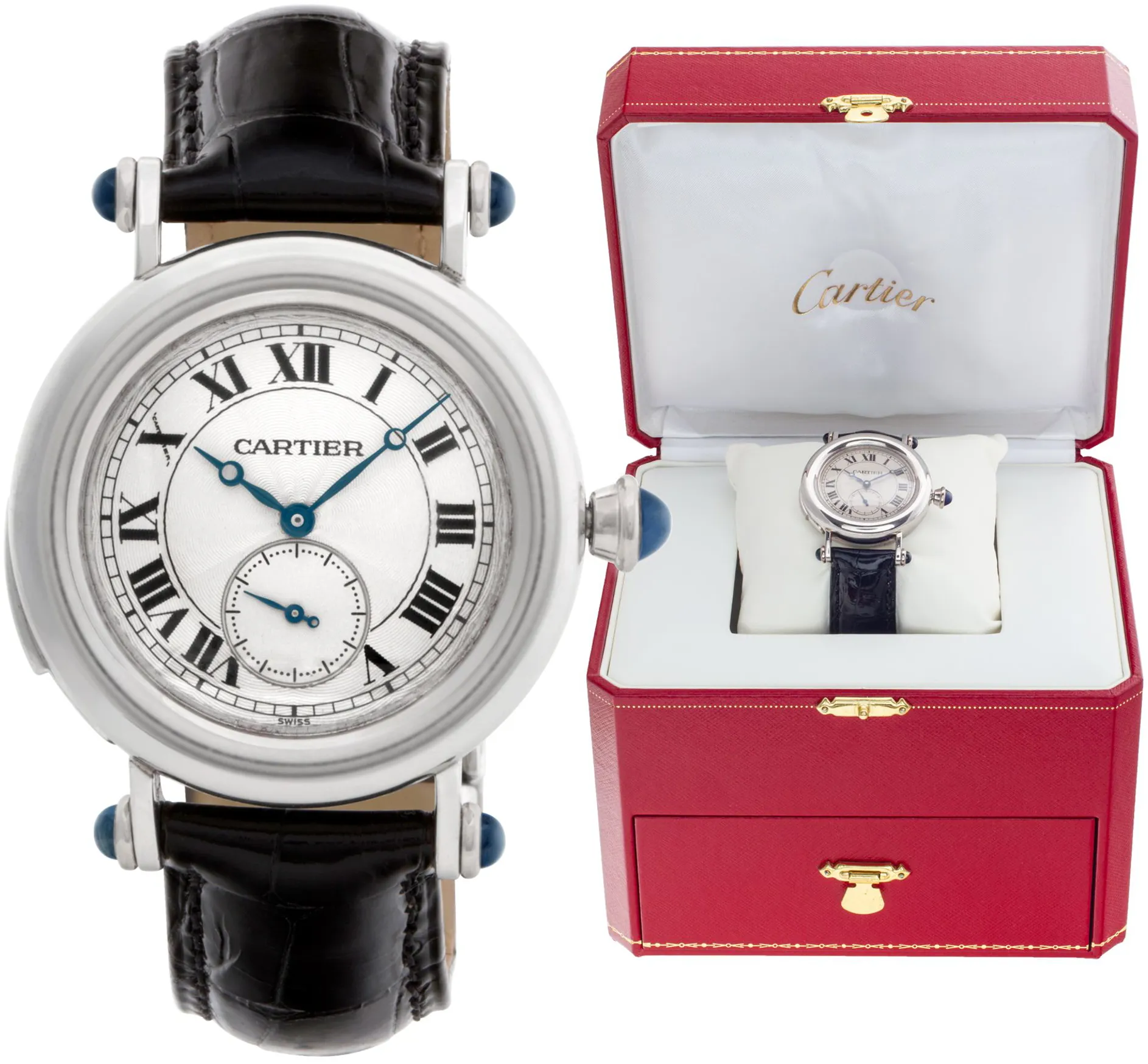 Cartier Diabolo 1462 37mm Platinum Cream 6