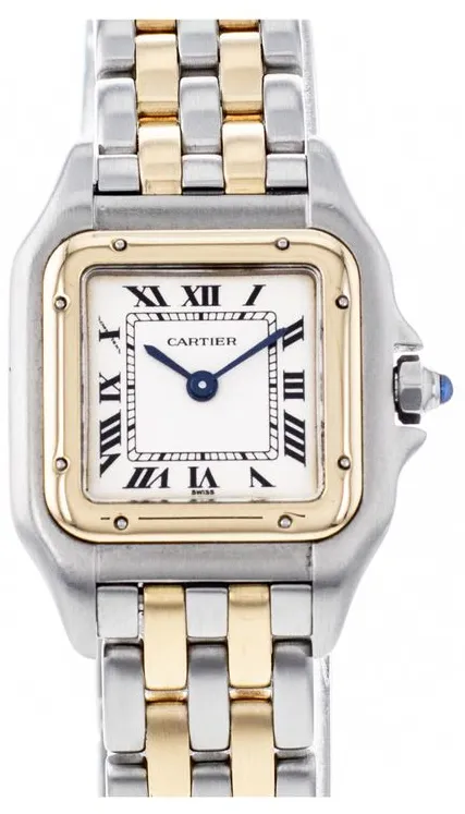 Cartier Panthère 112000R 30mm Yellow gold and stainless steel White