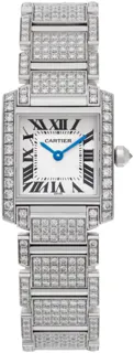 Cartier Tank Française 2365 18k white gold Silver