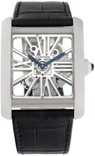 Cartier Tank MC W5310026 Palladium Skeletonized