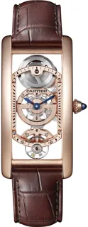 Cartier Tank Cintrée WHTA0008 Rose gold Skeletonized