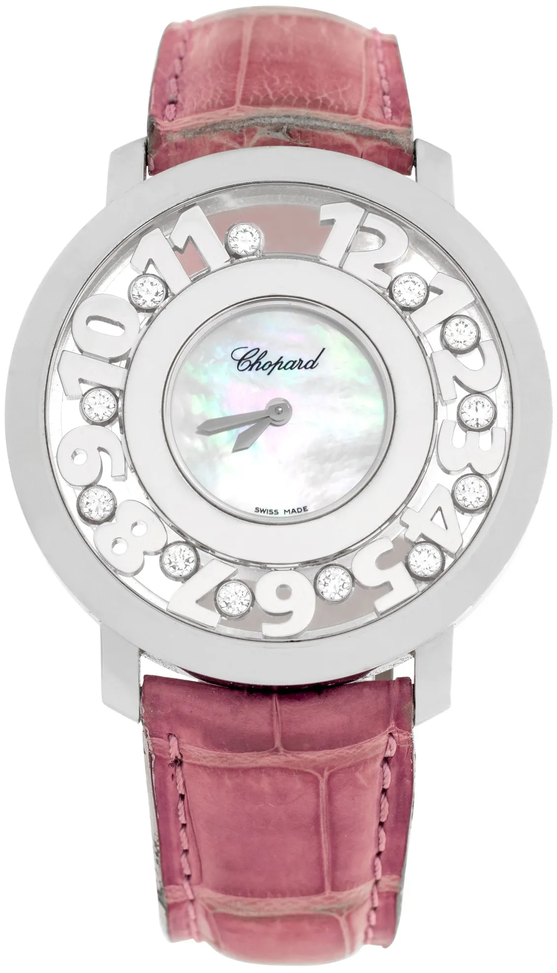 Chopard Happy Diamond 207233 36mm White gold and 18k white gold Mother-of-pearl