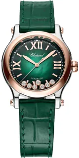 Chopard Happy Sport 278578-6002 Yellow gold and Stainless steel White