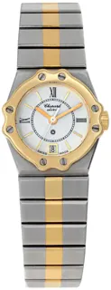 Chopard St. Moritz 8024 23mm Stainless steel and 18k yellow gold White