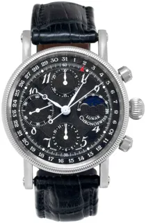 Chronoswiss Lunar Chronograph CH 7523 Stainless steel Black