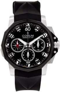 Corum Admiral's Cup 01.0075/986.581.98/F371 Stainless steel Black