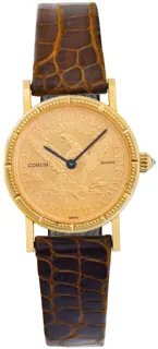 Corum $5 Coin 1881 Yellow gold Golden