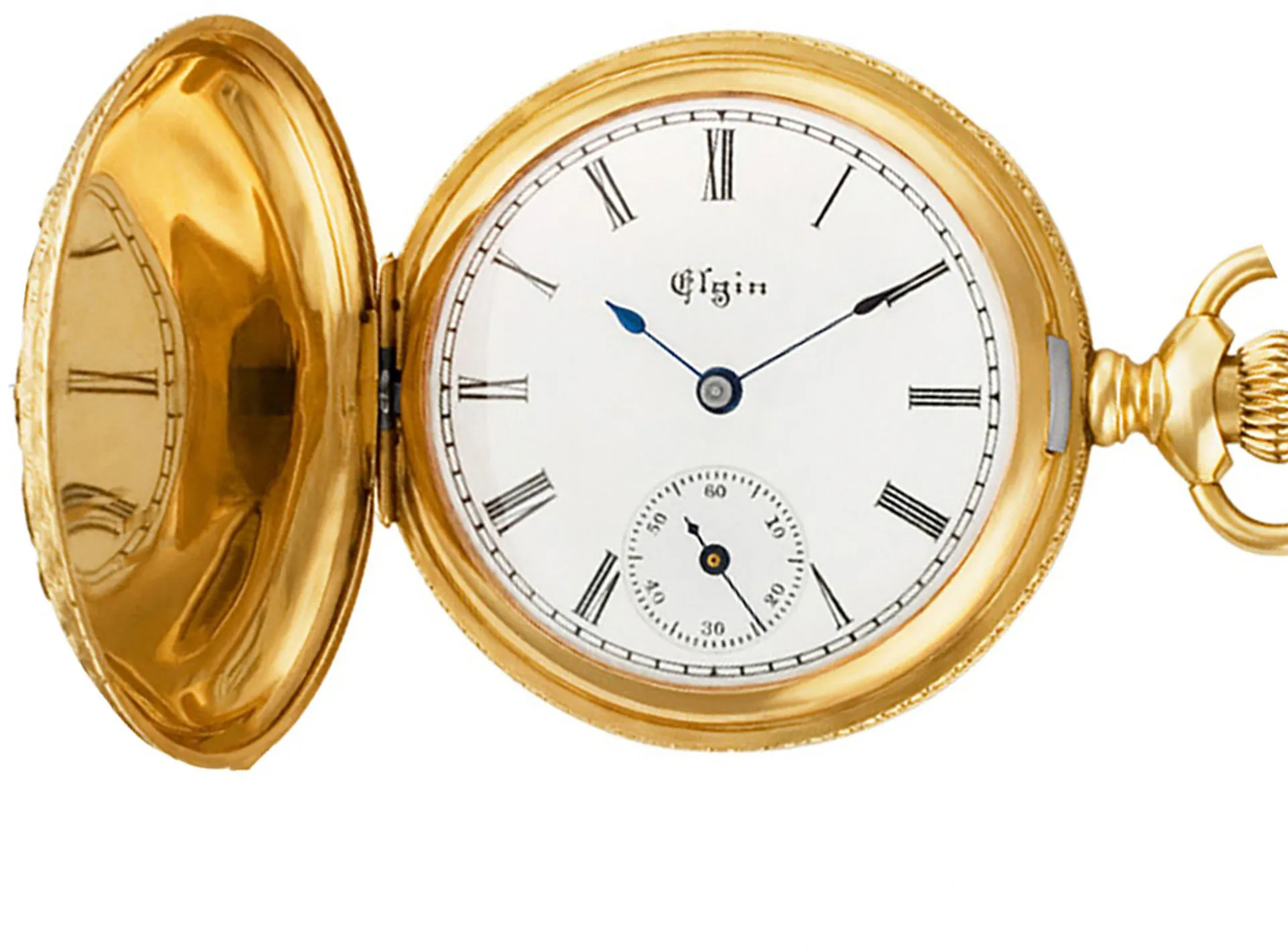 Elgin pocket watch 563174 34mm 14k