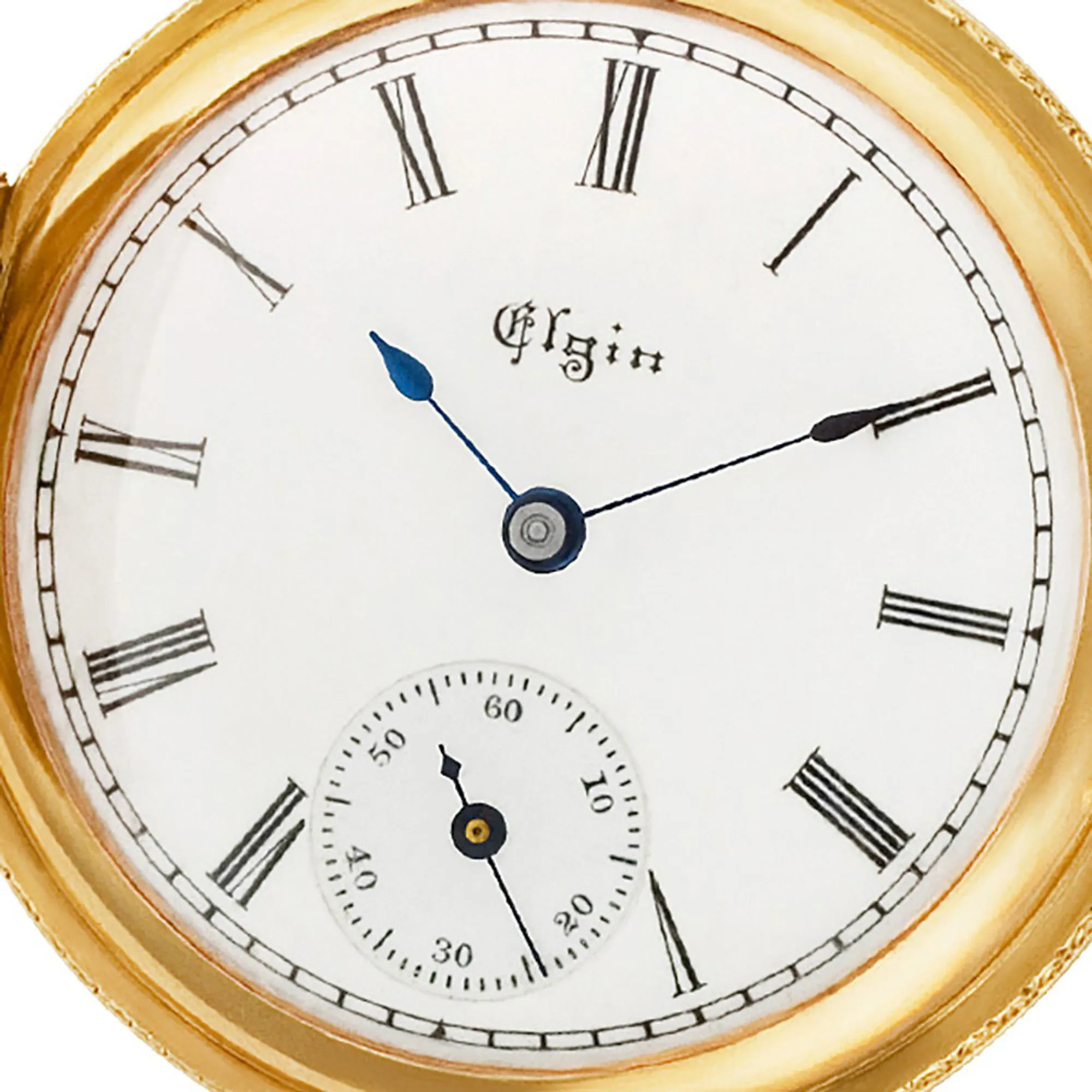 Elgin pocket watch 563174 34mm 14k 1