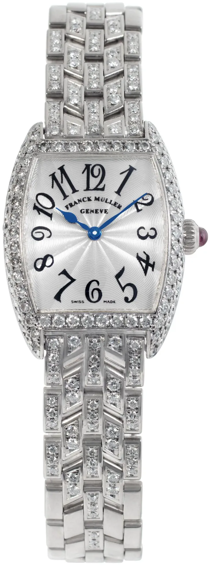 Franck Muller Curvex 2251 MCD 22mm White gold and 18k white gold Ivory