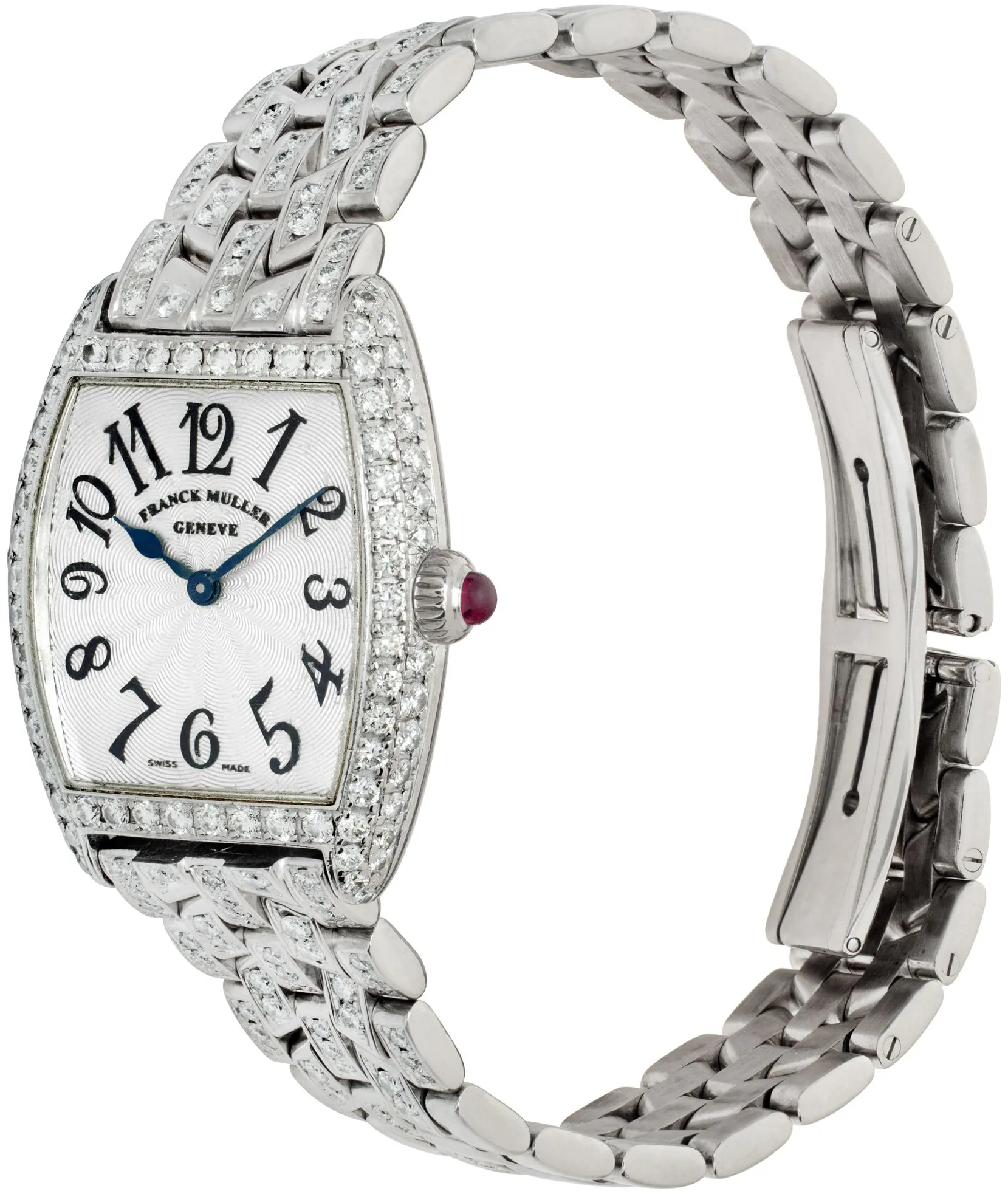 Franck Muller Curvex 2251 MCD 22mm White gold and 18k white gold Ivory 1