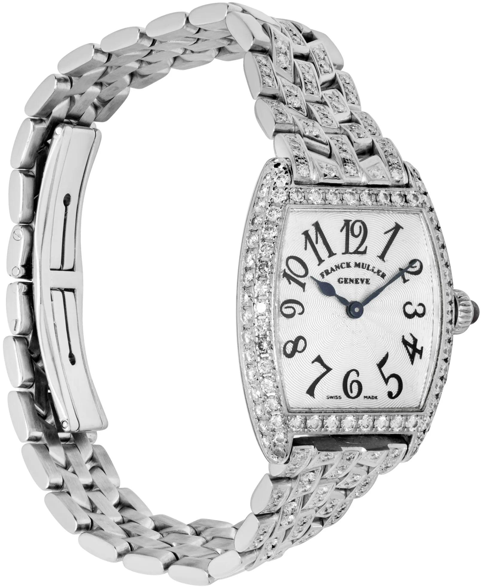 Franck Muller Curvex 2251 MCD 22mm White gold and 18k white gold Ivory 2