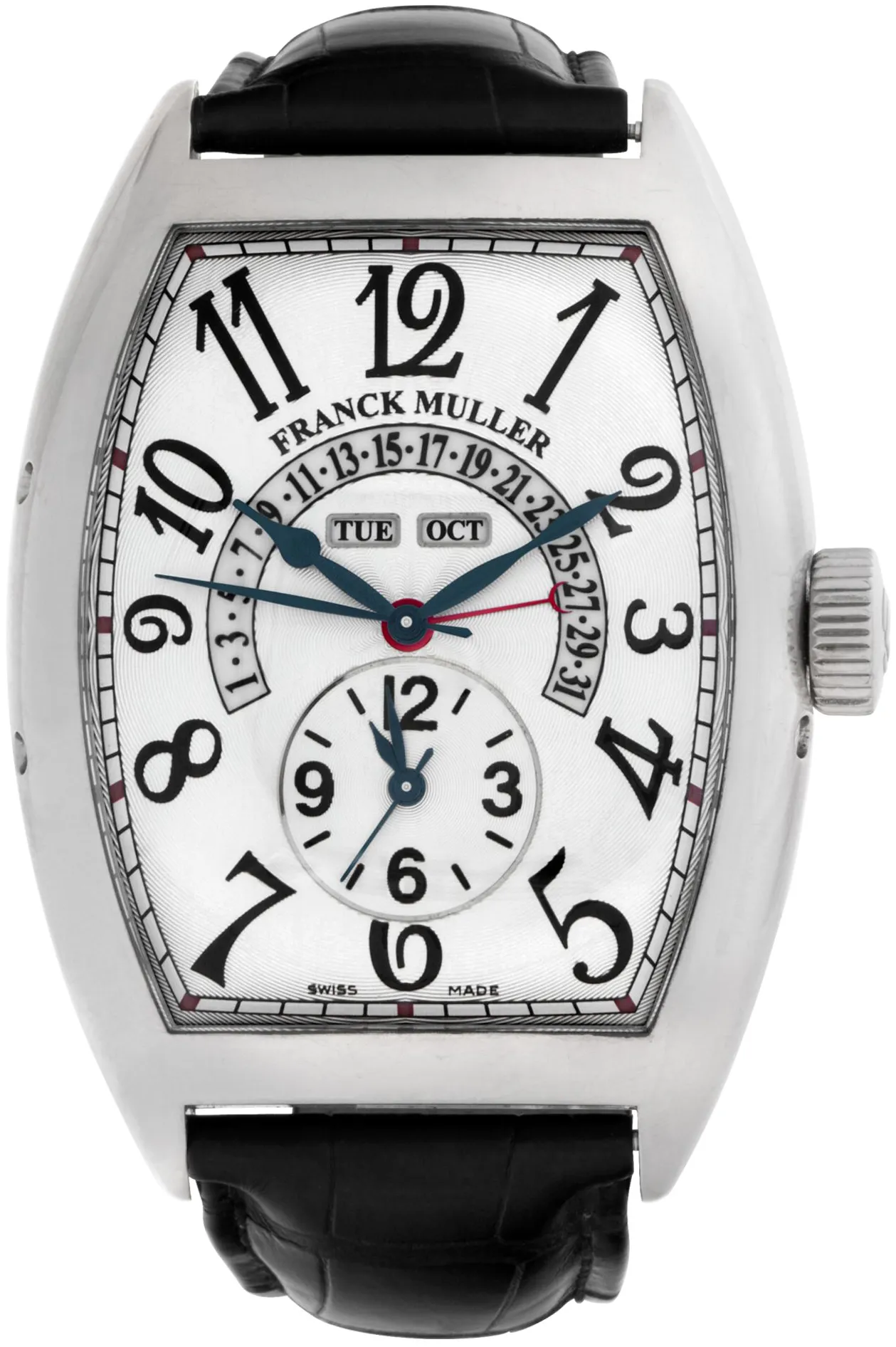 Franck Muller Master Calendar 9880 mc mb 43mm White gold Silver