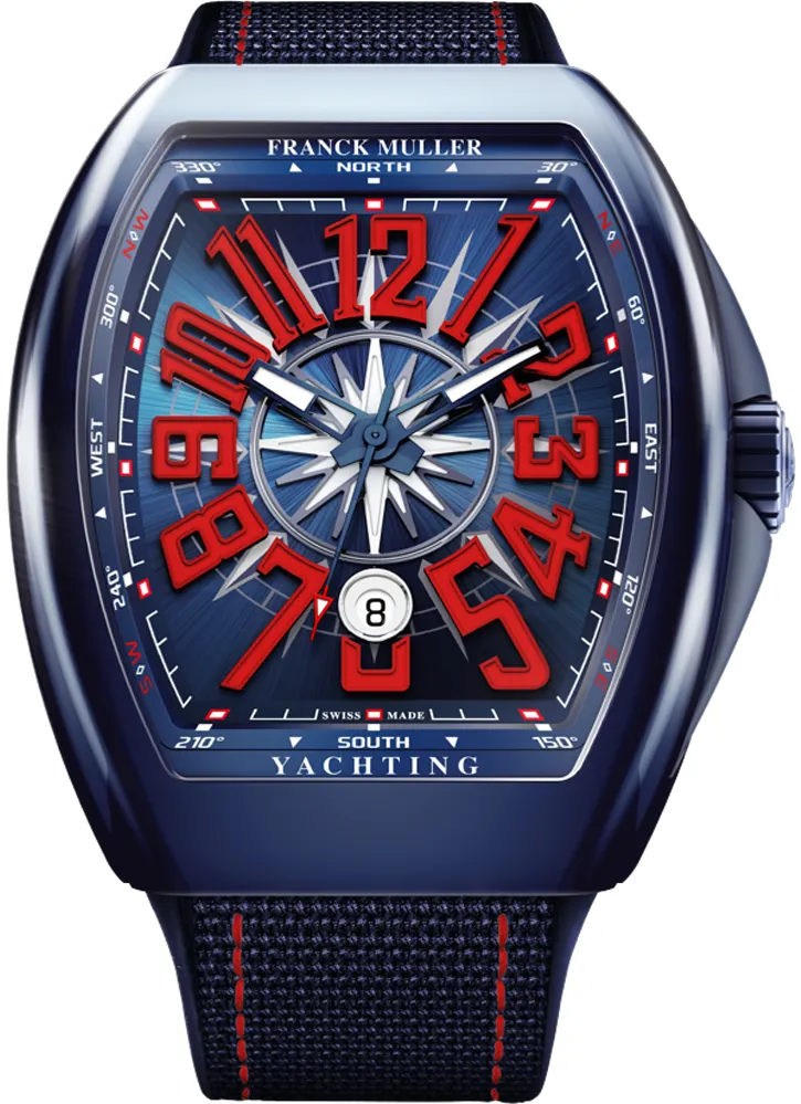 Franck Muller Vanguard V 45 SC DT YACHT CR BL (BL) 44mm Ceramic