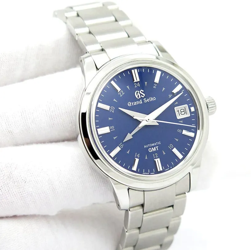 Grand Seiko GMT SBGM239 39.5mm Stainless steel Blue