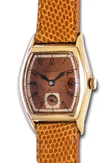 Helbros Classic 27mm Yellow gold Brown