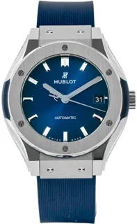 Hublot Classic Fusion Blue 542.NX.7170.RX Titanium Blue