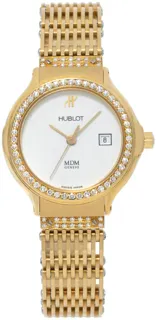 Hublot MDM 1391.3 054 28mm Yellow gold White