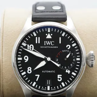 IWC Big Pilot IW501001 Stainless steel Black