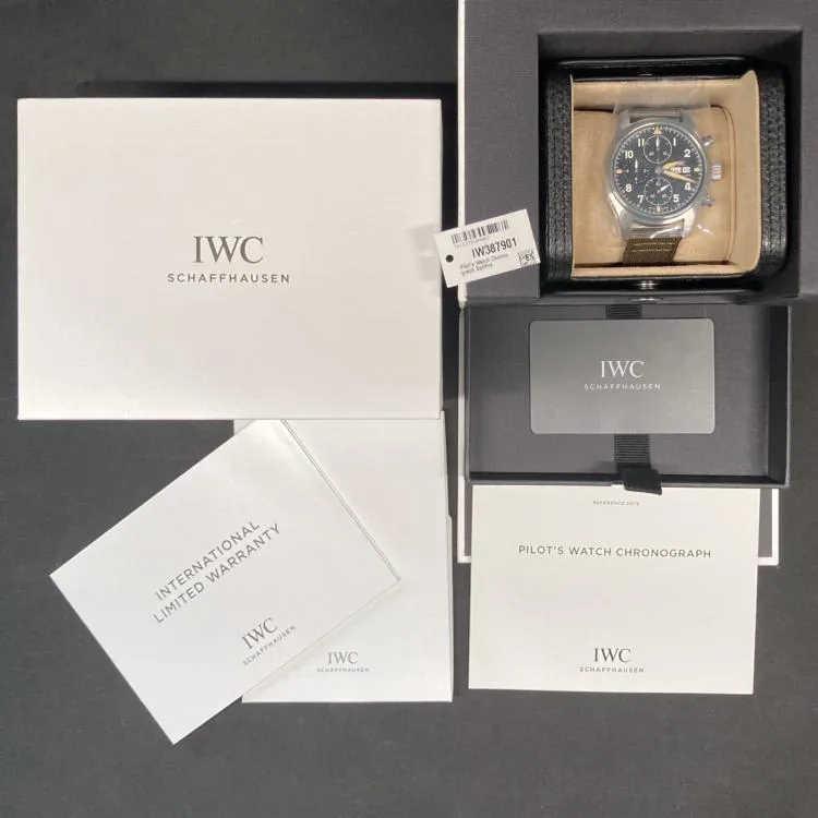 IWC Pilot IW387901 41.1mm Stainless steel Black 6