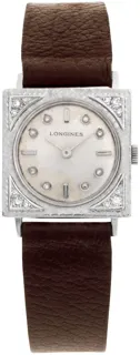 Longines Classic 14k white gold Silver