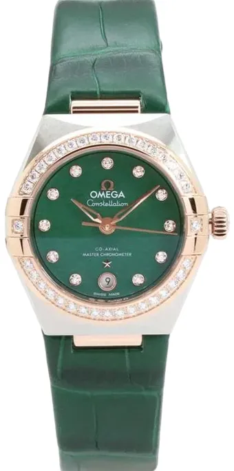 Omega Constellation 131.28.29.20.99.001 29mm Yellow gold and Stainless steel Green